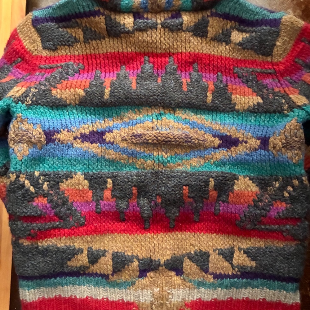 Ralph Lauren hand-knit south western cardigan (m/m) - Picture 2 of 7